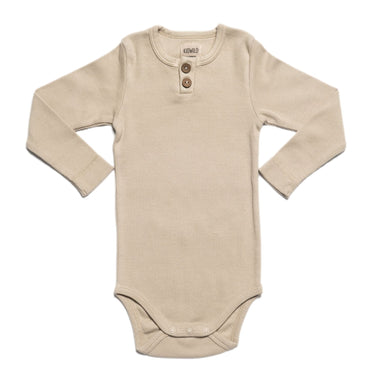 KidWild Organic Vintage Bodysuit L/S, Oatmeal